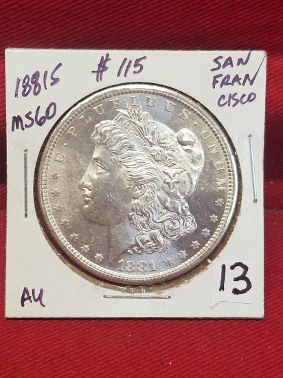 1881-S Morgan Silver Dollar