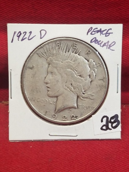 1922-D Peace Silver Dollar