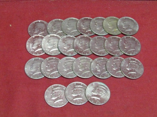 (24) Kennedy Half Dollars