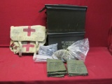 (2) Ammo Cans w/ Stripper Clips & Boxes
