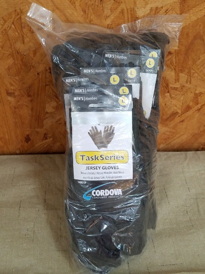 12 Pairs Of Large Work Gloves **NEW**