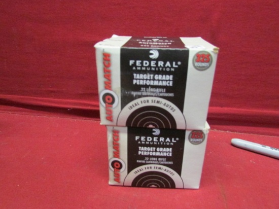 (650) Federal .22LR Cartridges