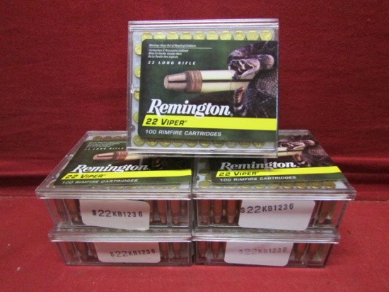 (500) Remington 22 Viper .22LR Cartridges