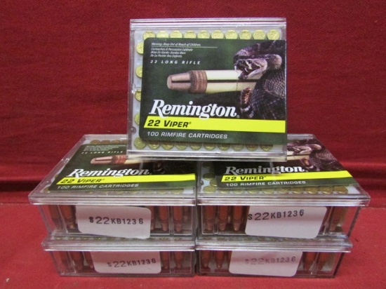 (500) Remington 22 Viper .22LR Cartridges