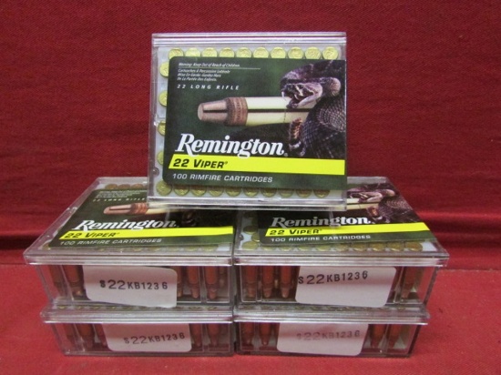 (500) Remington 22 Viper .22LR Cartridges