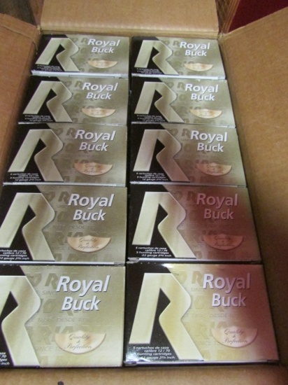 (250) Royal Buck 12ga Shotgun Shells