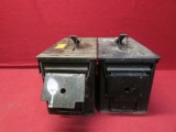 (2) Large Metal Ammo Cans