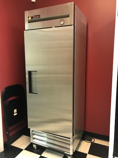 True Single Door Stainless Steel Refrigerator