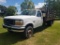 1995 Ford F-Superduty Flat Bed Truck
