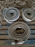 (4) Fire Hydrant Hoses Assorted Sizes