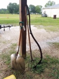 Sickle, Large Shovel & Pitch Fork