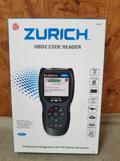 Zurich ZR11 OBD2 Code Reader **NEW IN BOX**