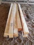 (10) 4in x 4in x 7 ft 11in Fir Lumber