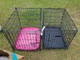 (2) Small Portable Dog Kennels