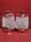 (2) Red Kerosene Lantern ** NEW **