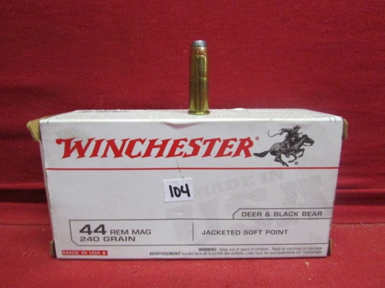 (50) Winchester .44 REM Mag Cartridges