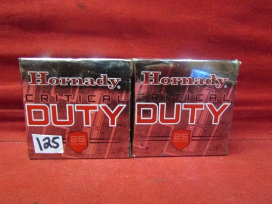 (50) Hornady Critical Duty 9mm Luger Cartridges