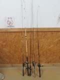 (5) Assorted Fishing Rod & Reels
