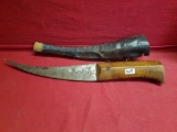 Antique Homemade Knife W/Sheath