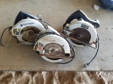 (3) Saws (1) Skilsaw 7¼ Blade, 1 ¾ HP,