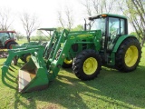 JD 6330 tractor w/673 self-leveling loader