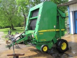 JD 467 Mega wide string tie baler w/monitor