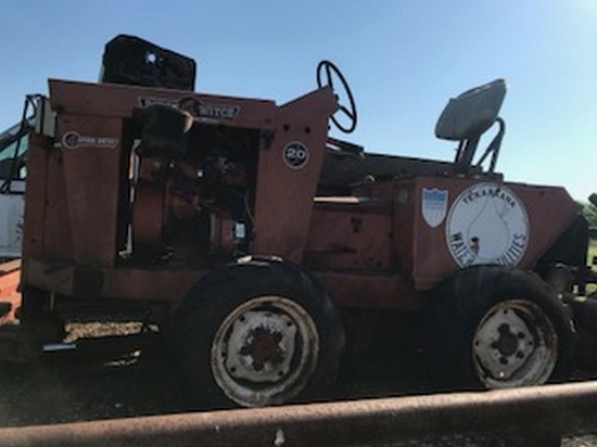 2000 J20 Ditch Witch trencher w/trailer w/BOS