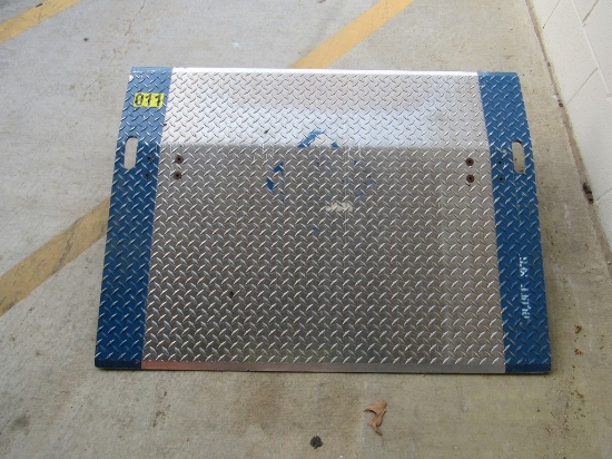 Aluminum dock plate 4' x 3'