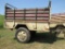 Single axle army trailer NO TITLE