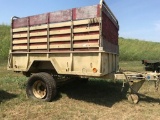 Single axle army trailer NO TITLE