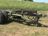Single axle army trailer w/dual wheels NO TITLE