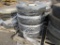 Set of 4 Michelin 275/80R22.5 used tires