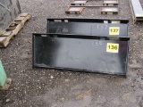 Skid steer receiver hitch