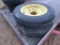 (2) Tri Rib tractor tires with Rims (7.50-20LS)