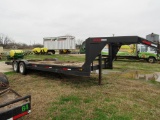 24' GN Tandem axle trailer w/ramps NO TITLE