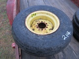 (2) Tractor tires with Rims 12.5L-16 (I-1)