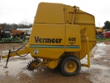 1996 Vermeer 605 Series K Round Baler w/kicker