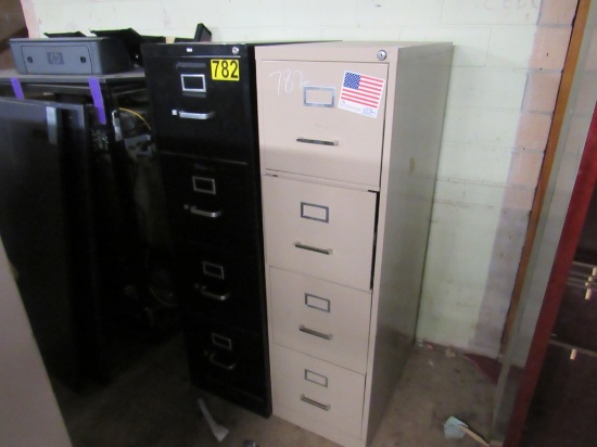 4 DRAWER FILE CABINETS (2)