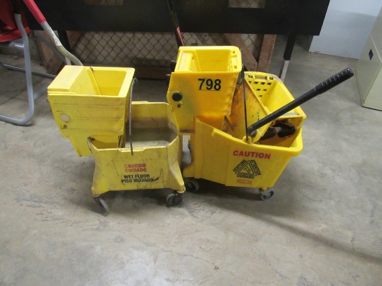 COMMERICAL MOP BUCKETS (2)