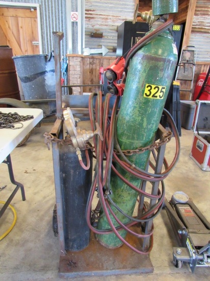 Oxy Acetylene Cutting Torch with cart