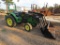 JD 870 tractor w/Westendorf loader & bucket