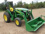 JD 5045E tractor w/loader, bucket & quick connect