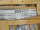 Angeles compact adjustable crib w/clear panels