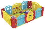 Dwinguler large kid's castle playpen