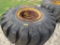 2 Goodyear 28 RX tires w/wheels 29.5-25
