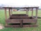 Wooden Feed Trough