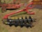 Bush Hog post hole digger with 2 augers