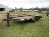 16' Wooden floor trailer