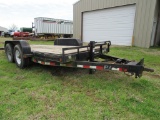PJ 16' tilt car hauler tandem axle