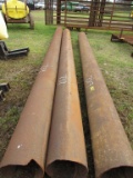 3 pieces steel pipe